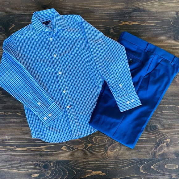 Mid-Season Dress For Boy In Tommy Print main image 1